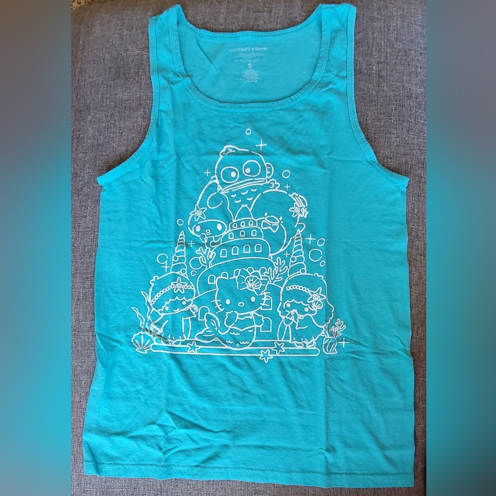 Acqu theme Sanrio characters Lootcrate tank top